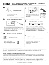 Lux TX9100U User manual