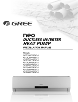 GREE NEO24HP230V1AK Installation guide