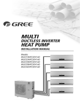 GREE MULTI18HP200 Installation guide