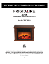 Frigidaire TZRF-10344 Installation guide