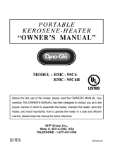 Dyna-Glo RMC-95C6 Owner's manual