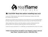 Real Flame L10001-RDL Operating instructions