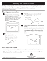 Architectural Mailboxes 2402AB Installation guide