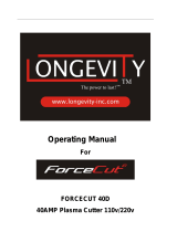 Longevity Forcecut 40D Operating instructions