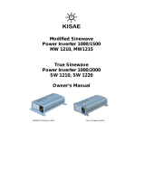 KISAE MW-1210 User manual