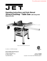 JET JPS-10TS User manual