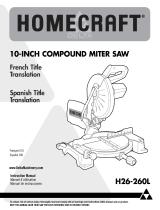 HomeCraft H26-260L User guide