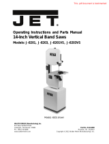 JET J-8201VS Owner's manual