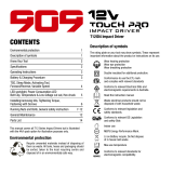 909 T12ID4 User manual