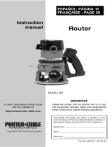 Porter-Cable 691 User manual