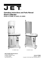 JET 650 CFM Dust Collector Owner's manual