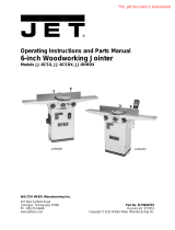 JET JJ-6CSDX User manual