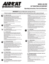 AIRCAT 803-RW User manual