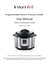 Instant Pot IP-LUX60 User manual