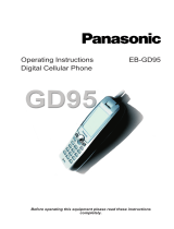 Panasonic GD95 Owner's manual