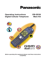 Panasonic EBGD30 User manual