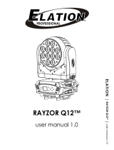 Elation Rayzor Q12 User manual
