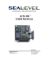 SeaLevel ACB-104 User manual