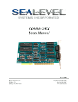 SeaLevel COMM+2/EX User manual