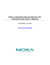 Moxa EDR-G903 Series User manual