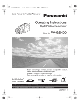 Panasonic PV-GS400 Operating instructions