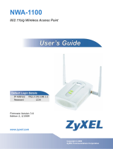 ZyXEL NWA1100 User guide