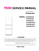 Haier AFD626TGR/F User manual