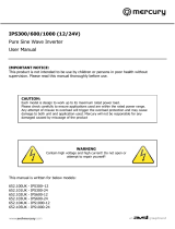 Mercury IPS1000-12 User manual