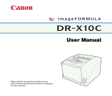 Canon imageFORMULA DR-X10C Owner's manual