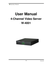 Channel Vision W-4001 User manual
