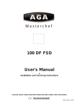 AGA Masterchef MK1 100 Dual Fuel Owner's manual