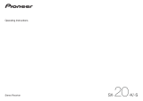 Pioneer SX-20-K User manual