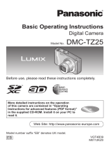 Panasonic DMC-TZ25 Owner's manual