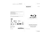 Sony BDP-S580 User manual