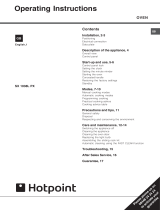 Hotpoint SX 1038L PX S User guide