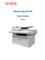 Xerox WORKCENTRE PE220 User manual