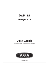 AGA DxD 15 Refrigerator User guide