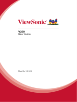 ViewSonic V350 - VS14032 Owner's manual