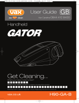 Vax Gator Handheld Owner's manual