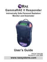 Rae GammaRAE II Responder User manual