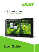 Acer A701 User manual