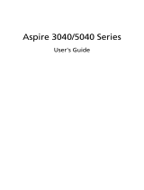 Acer Aspire 3040 Owner's manual