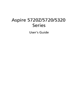 Acer Aspire 5720ZG Owner's manual