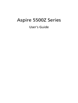 Acer 5500z User manual
