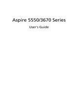 Acer Aspire 5550 Owner's manual