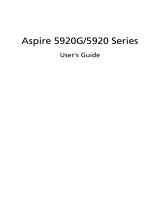 Acer Aspire 5920 Owner's manual