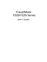 Acer TravelMate 7220 Owner's manual