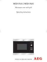 AEG MCD1761E Operating instructions