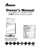 Amana Distinctions ACF4205A Owner's manual