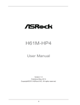 ASROCK H61M-HP4 Owner's manual